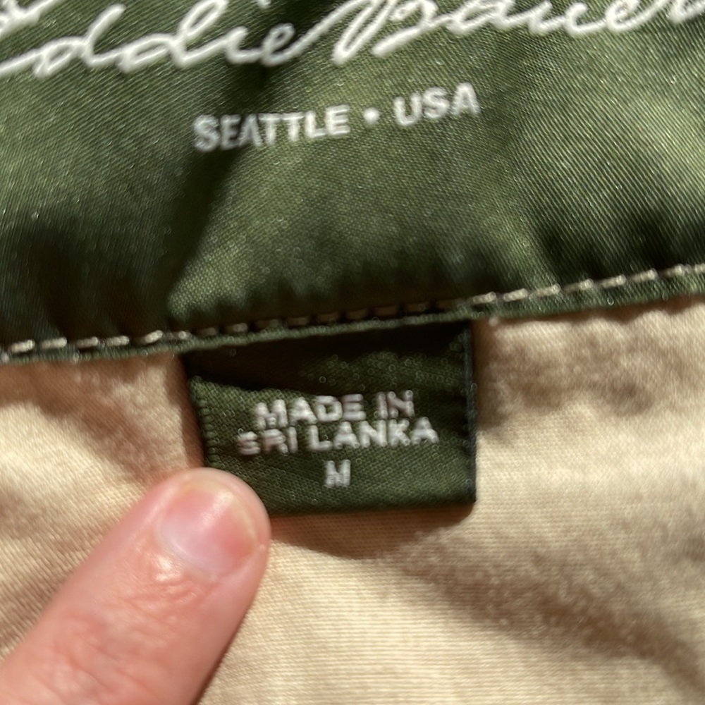 Eddie Bauer light khaki moto jacket - Medium - Picture 6 of 7